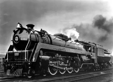 Steam locomotive no. 6060
