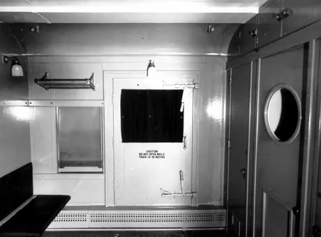 Interior view of a new hospital car