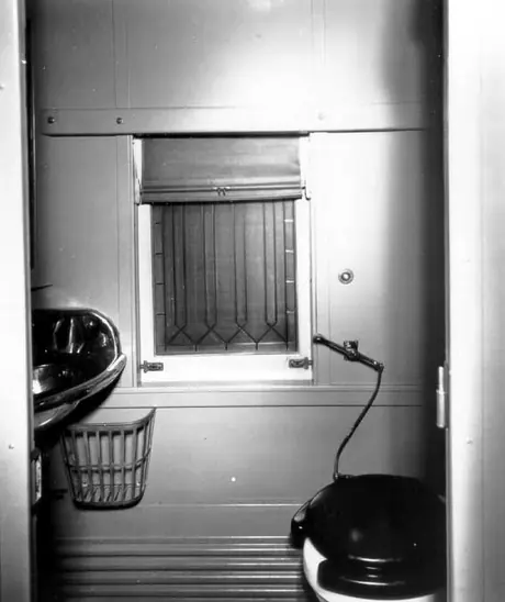 Interior view of a new hospital car