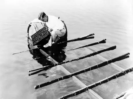 Examining oyster spat collectors during the period the oysters are expected to settle at the swimming stage
