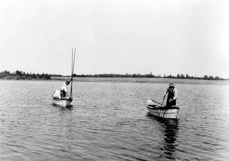 Oyster fishing on Malpeque Bay