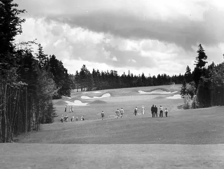 Walking the fairway, P.E.I. National Park