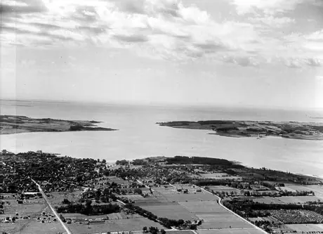 Aerial view of Charlottetown Harbour