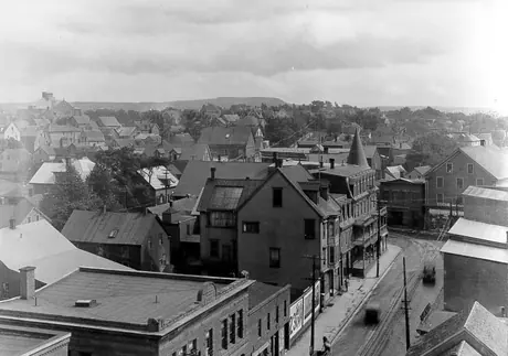 Aerial view of New Glasgow, N.S.