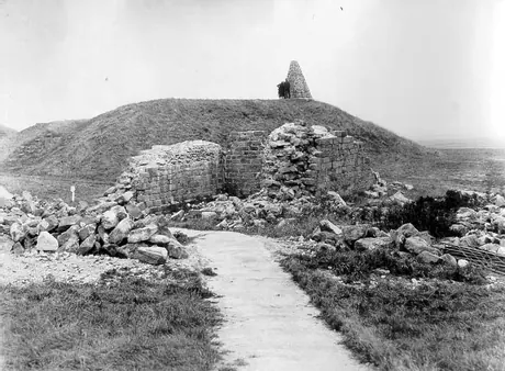 Visitors inside Fort Beausejour, New Brunswick