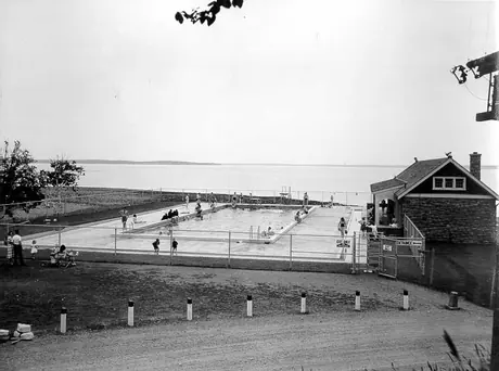 Salt water swimming pool within Fundy National Park