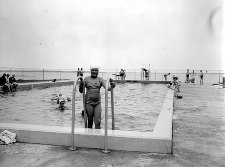 Salt water swimming pool within Fundy National Park