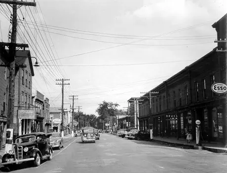 View down Main Street, Sussex, New Brunswick