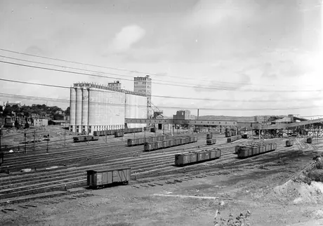 Canadian National Railways yard in Halifax