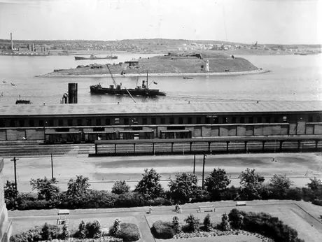 Halifax harbour as seen from the Nova Scotian Hotel