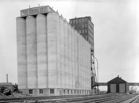 Canadian National Railways grain elevator