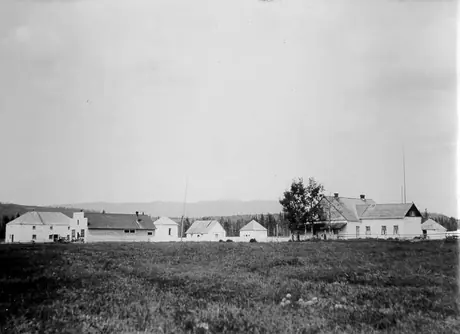 Hudson's Bay Company trading post in Fort St. James, Stuart Lake, B.C.