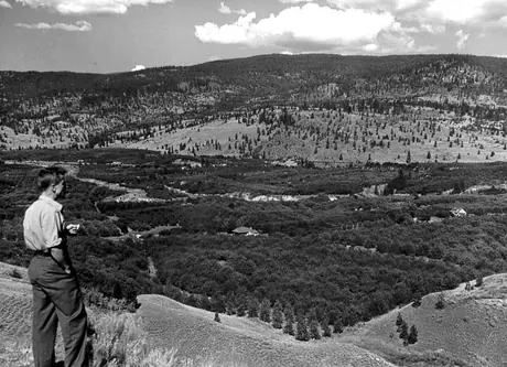 Enjoying the view of the Okanagan Valley