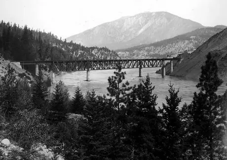 Canadian Northern Railways bridge at Lytton, B.C.