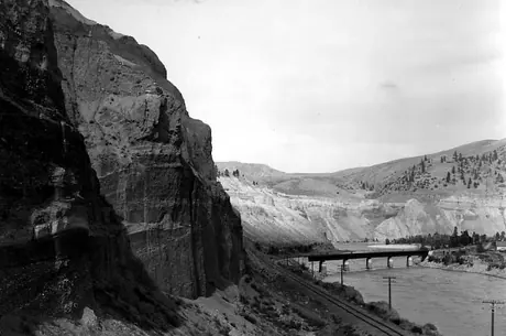 Canadian Northern Railways bridge near Lytton, over the Thompson River