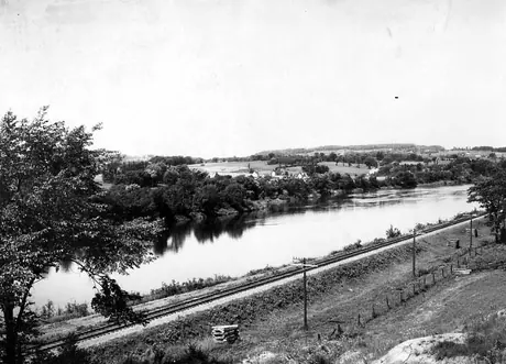 St. Francis River, west of Richmond, Québec