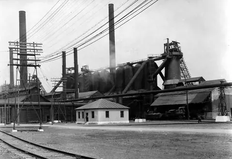 Steel blast furnaces, Sydney, N.S.