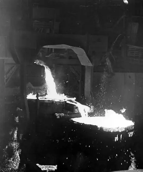 Steel in fusion, Dominion Steel Co., Sydney, N.S.