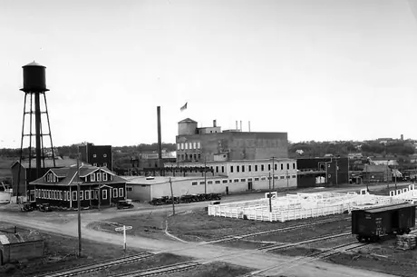 Industrial section of Prince Albert, Saskatchewan
