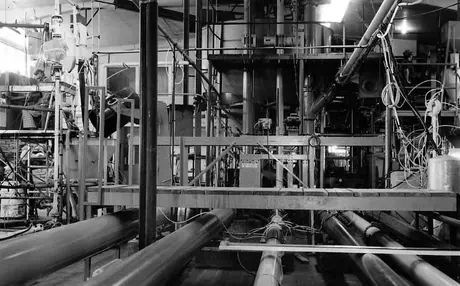 Interior of the Saskatchewan Research Council pipeline building where CN is conducting research