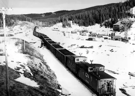 Unit coal train en route to Vancouver