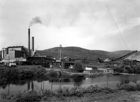 Exterior view of Fraser Paper Mill