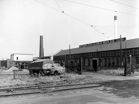 Exterior view fo the Ontario Malleable Iron Co., Ltd