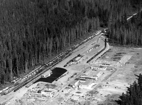 Aerial view of Kitmat Station