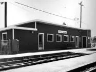 Platform and rear of St. Lambert Station