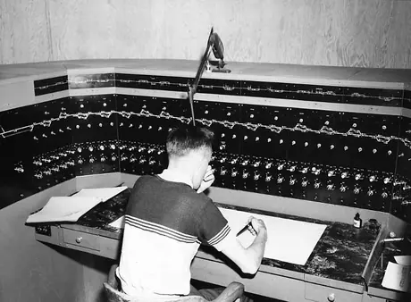 Dispatcher at the CTC panal, Port Arthur