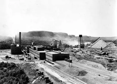 View of the Great Lakes Paper Company