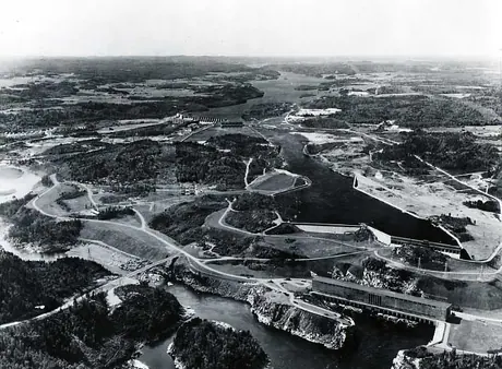 Power development, Shipsaw, Quebec
