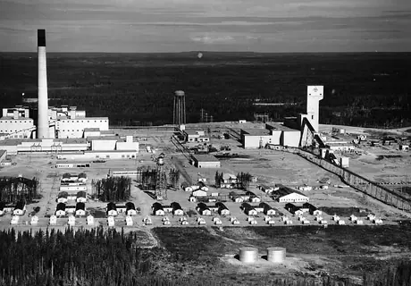 Aerial view of the International Nickel Company