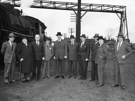 Central Vermont Railway 100th Anniversary of the arrival of the first train in St. Albans - some of the guests