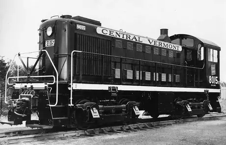 Central Vermont Railway S4 diesel locomotive 8015