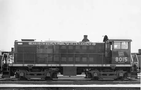 Central Vermont S4 diesel locomotive 8015