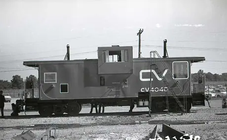 New caboose 4040 for the Central Vermont Railway