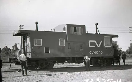 New caboose 4040 for the Central Vermont Railway