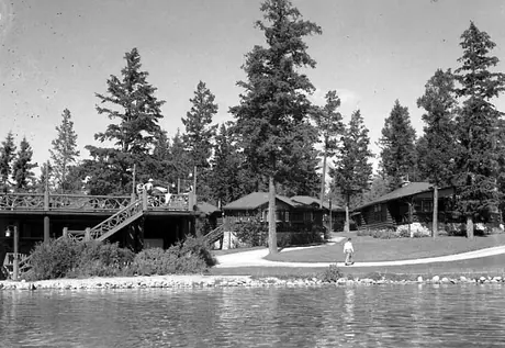 Swimming tank, Jasper Park Lodge