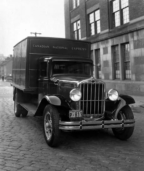 Canadian National Railways Express motor truck