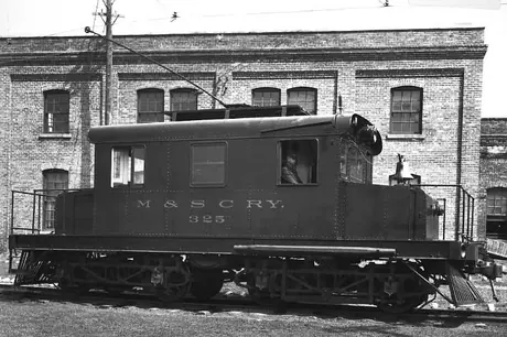 Montreal and Southern Counties Railway electric locomotive 325.
