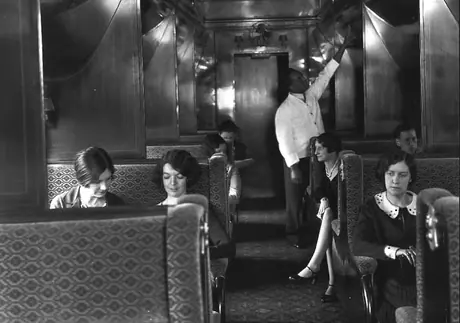 Parlor car on Central Vermont Railway service.