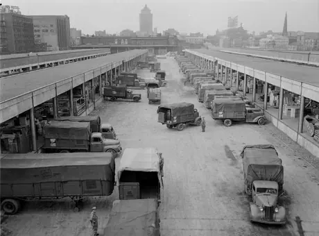 View of Bonaventure tation freight sheds