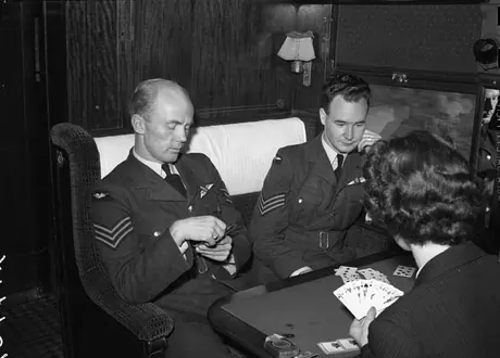 Royal Canadian Air Force en-route to Halifax via the Canadian National Railway
