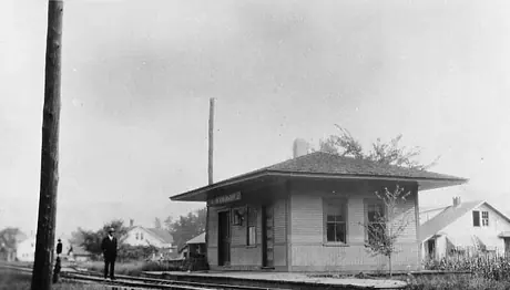 West Dummerston, Vermont station, Central Vermont Railway
