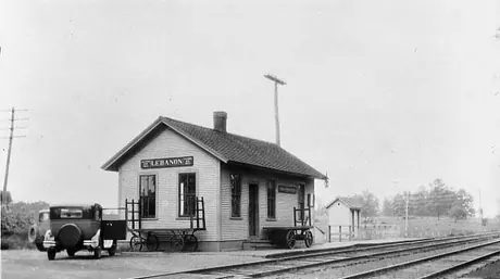 Lebanon, Connecticut station, Central Vermont Railway