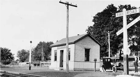 Orcutts, Connecticut station, Central Vermont Railway