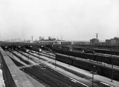 Rail yard at Union Station