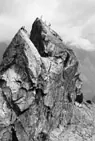 Mountain climbers on the north shore