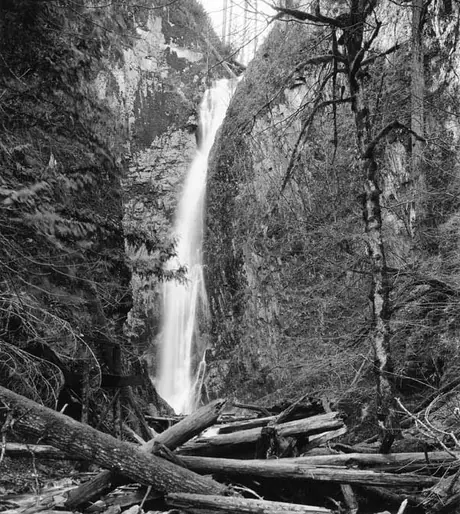 View of High Falls, Vancouver Island